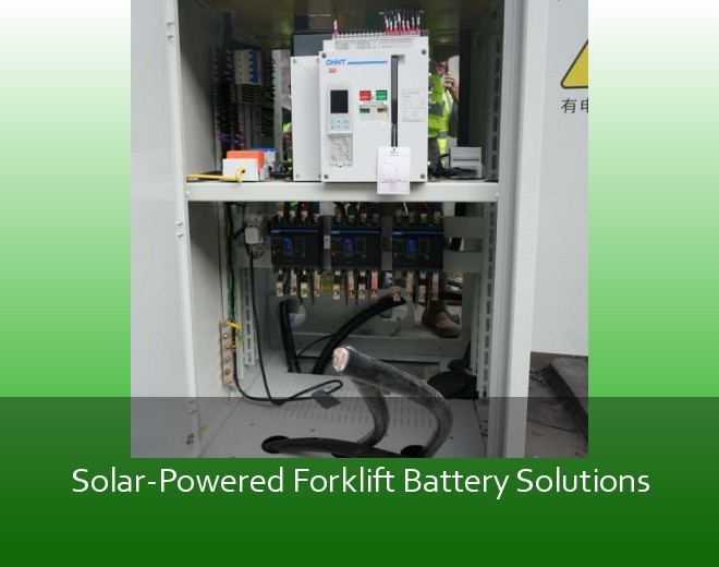Solar-Powered Forklift Battery Solutions